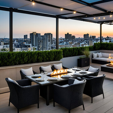 Sky-High Serenity: Photographs of an Attic Terrace