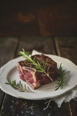 Fine Art Steak Photography for Restaurant Menus Generative AI
