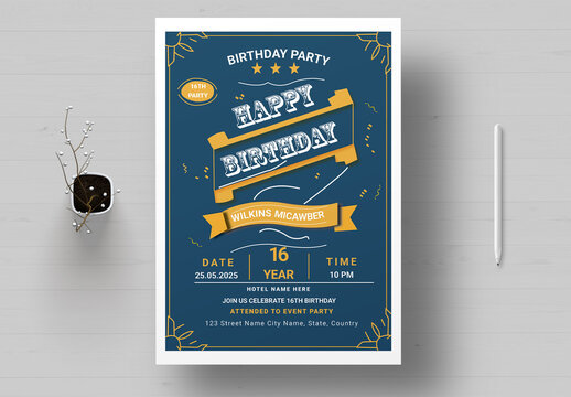 Birthday Party Template