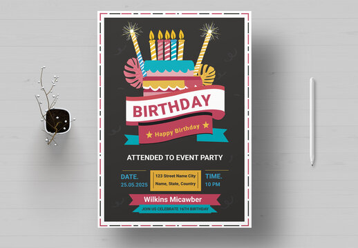 Birthday Invitation Templates