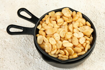Kacang Koro or Kacang Parang or Koro Bean, a type of legume, contain protein, a traditional snack from Indonesia