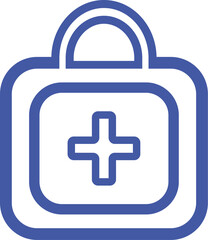 Fototapeta premium Box, healthcare, medical icon