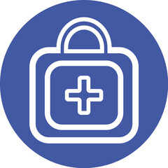 Fototapeta premium Box, healthcare, medical icon