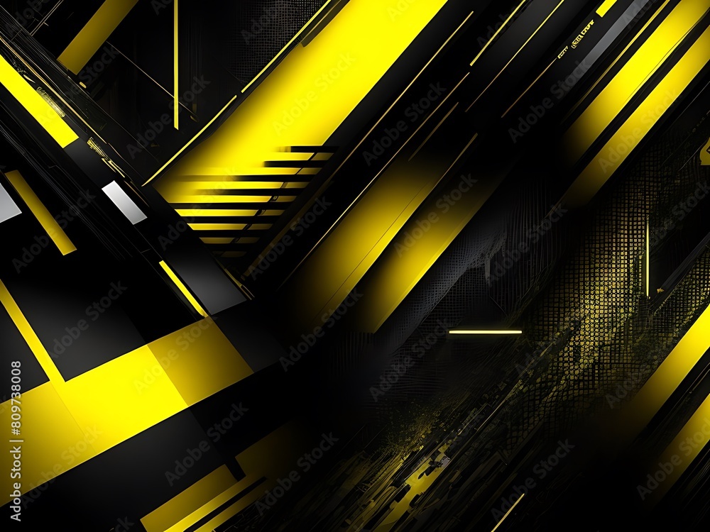 Aufkleber sci-fi digital technology with line connect network and data graphic background. abstract hitech bac