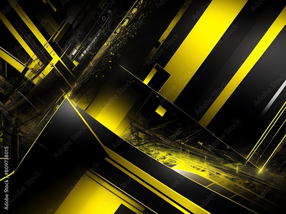 Aufkleber sci-fi digital technology with line connect network and data graphic background. abstract hitech bac