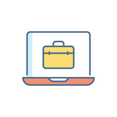 Online Business vector icon