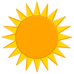 sun icon isolated on transparent background	
