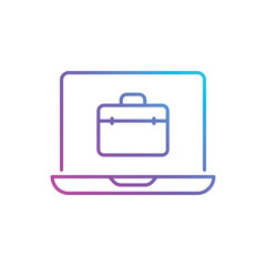 Online Business vector icon