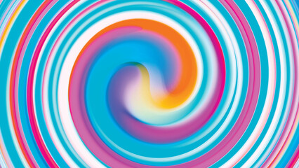 Fototapeta premium Abstract colorful radial gradient background for design as banner, advertising. Abstract blurred background of multi-colored stripes. Background for design. Vector illustration.