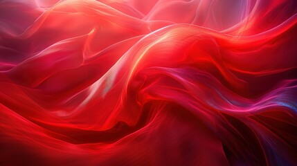 Obraz premium Swirling abstract background with smooth lines in red and blue colors
