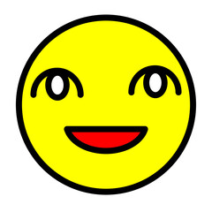 emoji Baby Smile Line Filled Icon Design