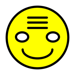 emoji pandat Line Filled Icon Design