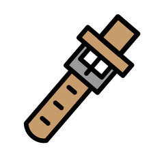 Belt Line Filled Icon Design