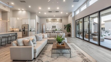 Elegant home design featuring open spaces ready for your personalized branding