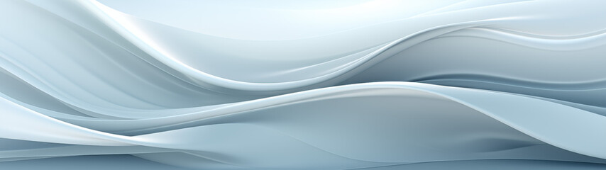 Smooth Wavy Background in Soft Blue Tones, Abstract and Tranquil