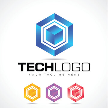 Tech Logo Design Template