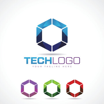Tech Logo Design Template