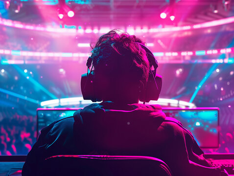 Jugador esports en evento