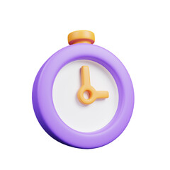 3d render ui icon of stopwatch