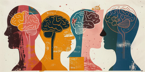 Brains in risography and cognitive representation. Diverse mind profiles merging art and neuroscience