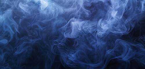 Magical compositions from mystical indigo mist, swirling with mysterious allure.