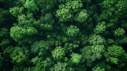 Stylish advertisement banner for World Environment Day, displaying a lush green canopy from above, with integrated ecofriendly messages and branding.