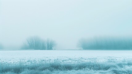 Fototapeta premium frosty grainy gradient transitioning from icy blue to snowy white, conjuring images of a crisp, winter landscape