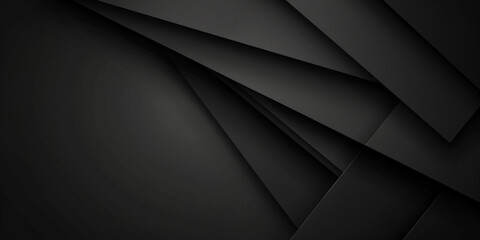 3d black diamond pattern abstract wallpaper on dark background, Digital black textured graphics poster background.    © Planetz