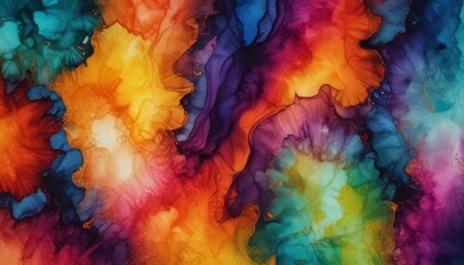 colorful alcohol ink abstract background