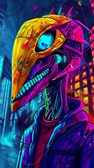 Extraterrestrial Paintings, Skin, Iridescent, Explore the Visual Language of Alien Races, Starry Night, Photography, Backlights, Crane shot view