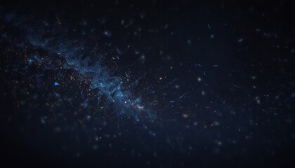 Dark blue and glow particle abstract background