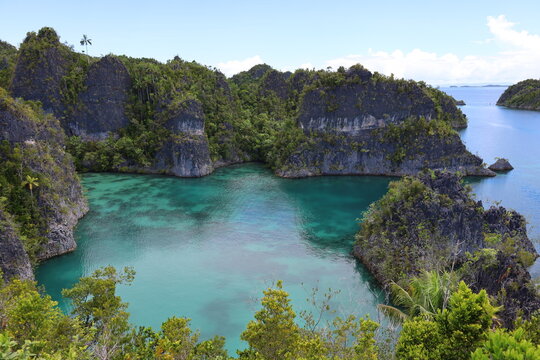 Star Lagoon located in Raja Ampat Archipelago, West Papua