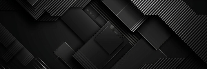 3d black diamond pattern abstract wallpaper on dark background, Digital black textured graphics poster background.black circle geometric pattern 	
