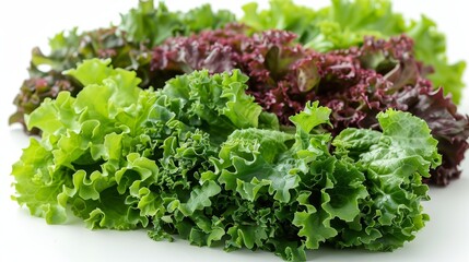 Organic Lettuce Cascade. Generative AI