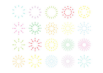 花火のイラスト素材