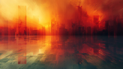 Generative ai illustration of a modern abstract background