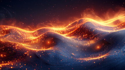 Obraz premium Generative ai illustration of a modern abstract background