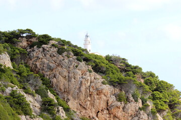 Fototapeta premium Mallorca, Capdepera, Cala Mesquida-Cala Agulla, Wanderweg, wandern, Tour