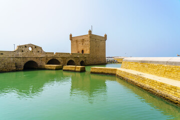 Walls and the port, in Essaouira