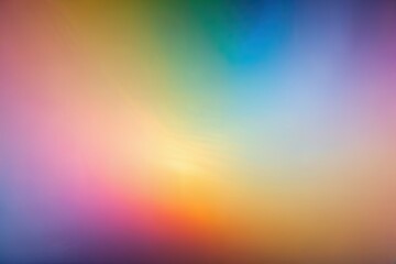 Obraz premium Rainbow pastel background with sunshine glare.