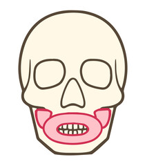 頬筋、口輪筋