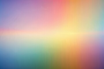 Rainbow pastel background with sunshine glare.