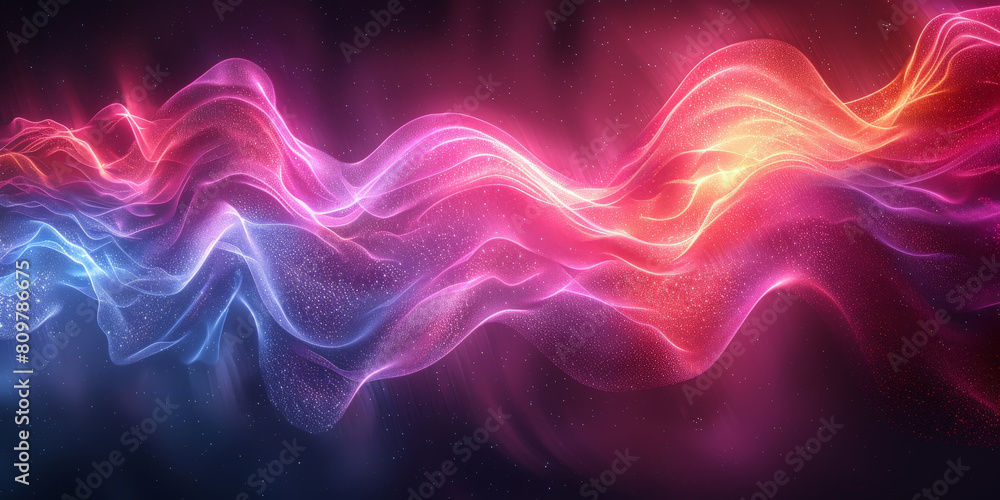 Aufkleber 3d abstract dots representing digital binary data. concept for big data, deep machine learning, arti