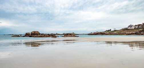 Trégastel, Perros-Guirec, Brittany, France: Plage de Tregastel (Tregastel Beach)