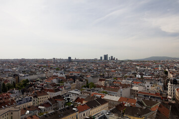 Blick über Wien vom Restaurant 360 Grad Ocean Sky Wien