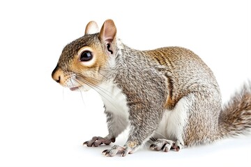 Fototapeta premium squirrel on a white background