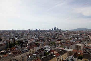 Blick über Wien vom Restaurant 360 Grad Ocean Sky Wien