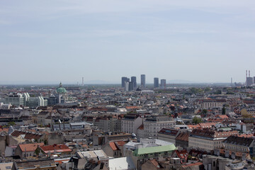 Blick über Wien vom Restaurant 360 Grad Ocean Sky Wien