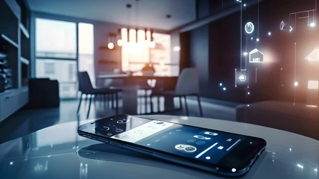 Modern smart home management system using augmented reality , Smart building , The smart home is isolated background