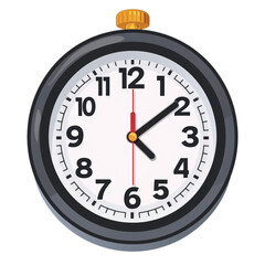 clock isolated on white